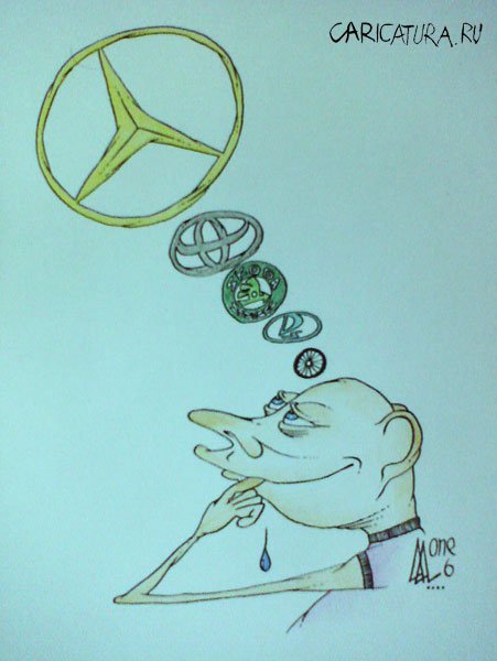 Карикатура "Мечта", Андрей Лупин