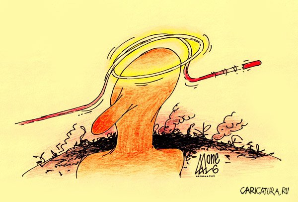 Карикатура "Пуля", Андрей Лупин