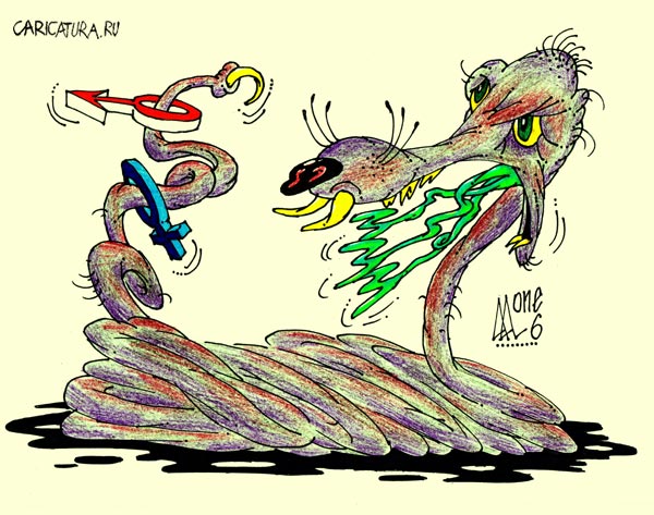 Карикатура "WWW", Андрей Лупин