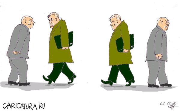 Карикатура "Обмен настроением", Михаил Марченков