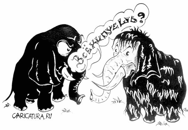 Карикатура "Эволюционист", Константин Мухоморов