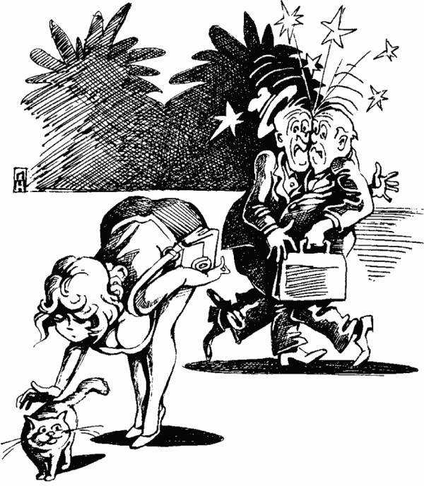 Карикатура "Бум-с", Александр Никитин