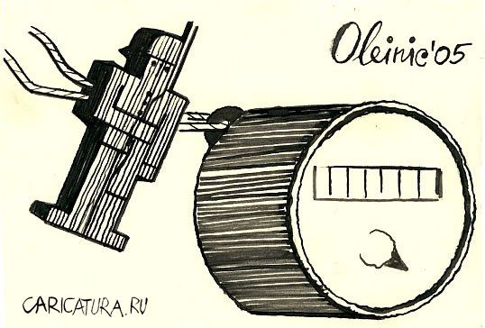 Карикатура "Пломба", Алексей Олейник
