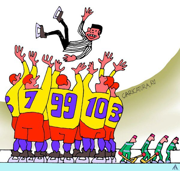 Карикатура "Победа", Александр Перов