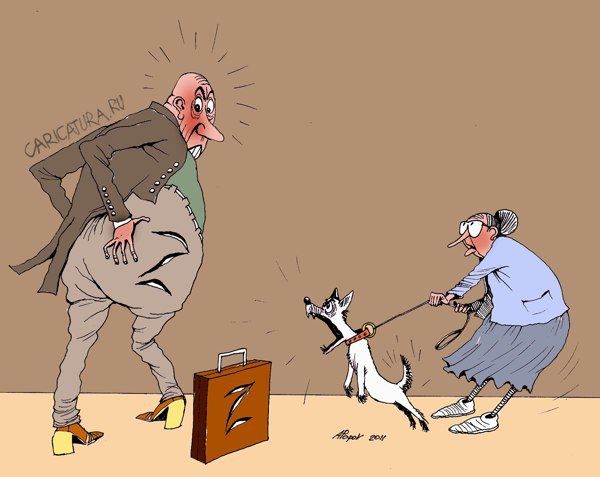 Карикатура "Фу, Зорро! Фу!", Александр Попов