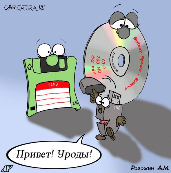 Карикатура "Прогресс", Алексей Рогожин