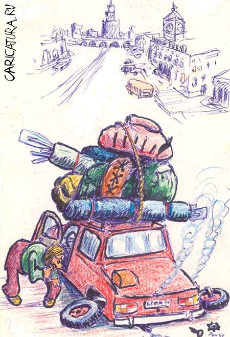 Карикатура "Эх, ЗАПОРОЖЕЦ!", Олег Рысаков
