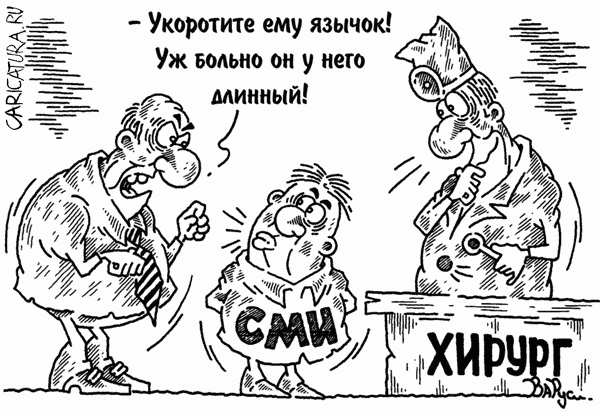 Карикатура "СМИ", Руслан Валитов