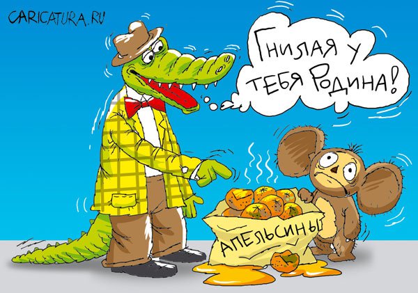 Карикатура "Вопросы патриотизма", Дана Салаватова