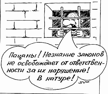 Карикатура "Осознание", Валерий Савельев
