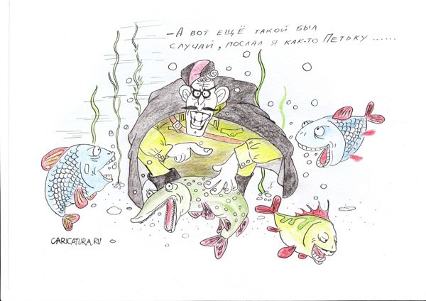 Карикатура "Чапай", Тасбулат Дошаров