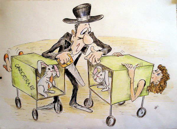 Карикатура "Опять эти кролики!", Александр Шауров