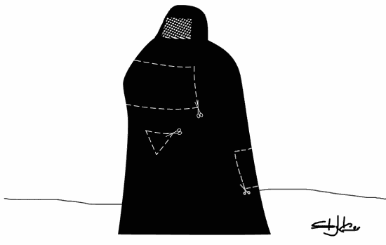 Карикатура "Женщина", Богдан Ших