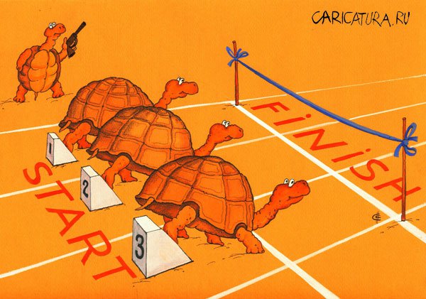 Карикатура "Олимпиада 2004: Черепашьи бега", Сергей Сиченко