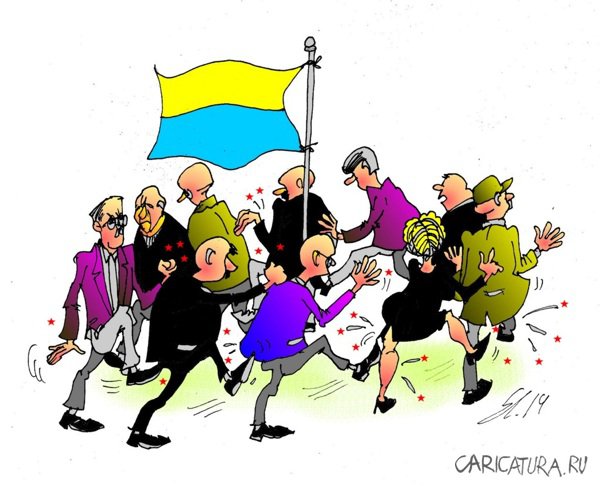 Карикатура "Круговорот власти", Вячеслав Шляхов