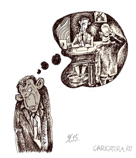 Карикатура "В гостях", Вячеслав Шляхов