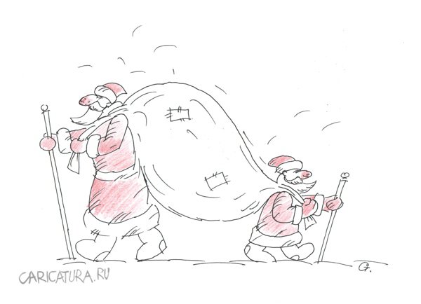 Карикатура "Несуны", Сергей Стройков