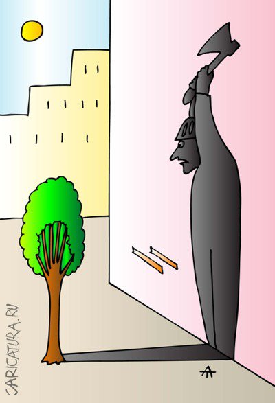 Карикатура "Дерево", Алексей Талимонов