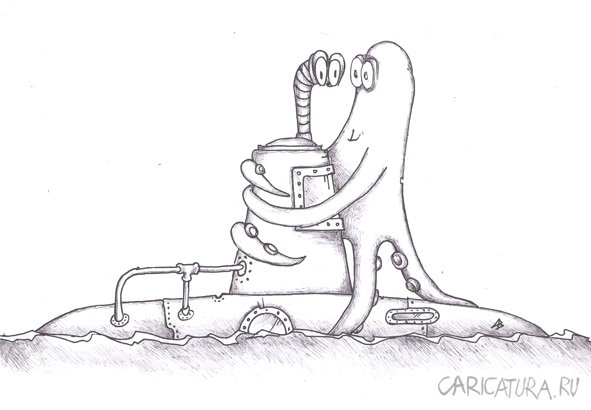 Карикатура "А, может, это любовь?", Андрей Василенко