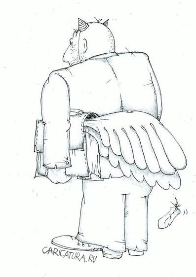 Карикатура "Трансформер", Андрей Василенко