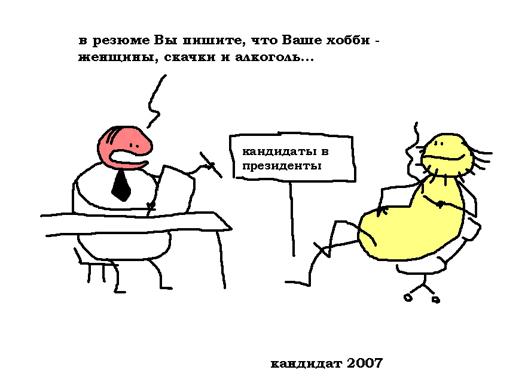 Карикатура "Кандидат", Вовка Батлов
