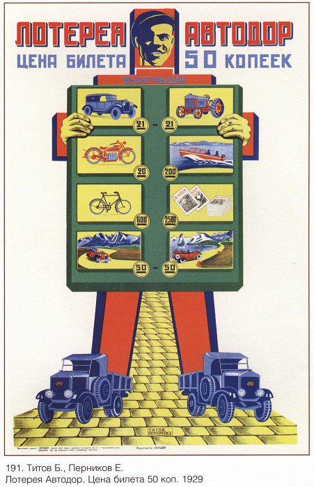Плакат "Автодор", Советский плакат