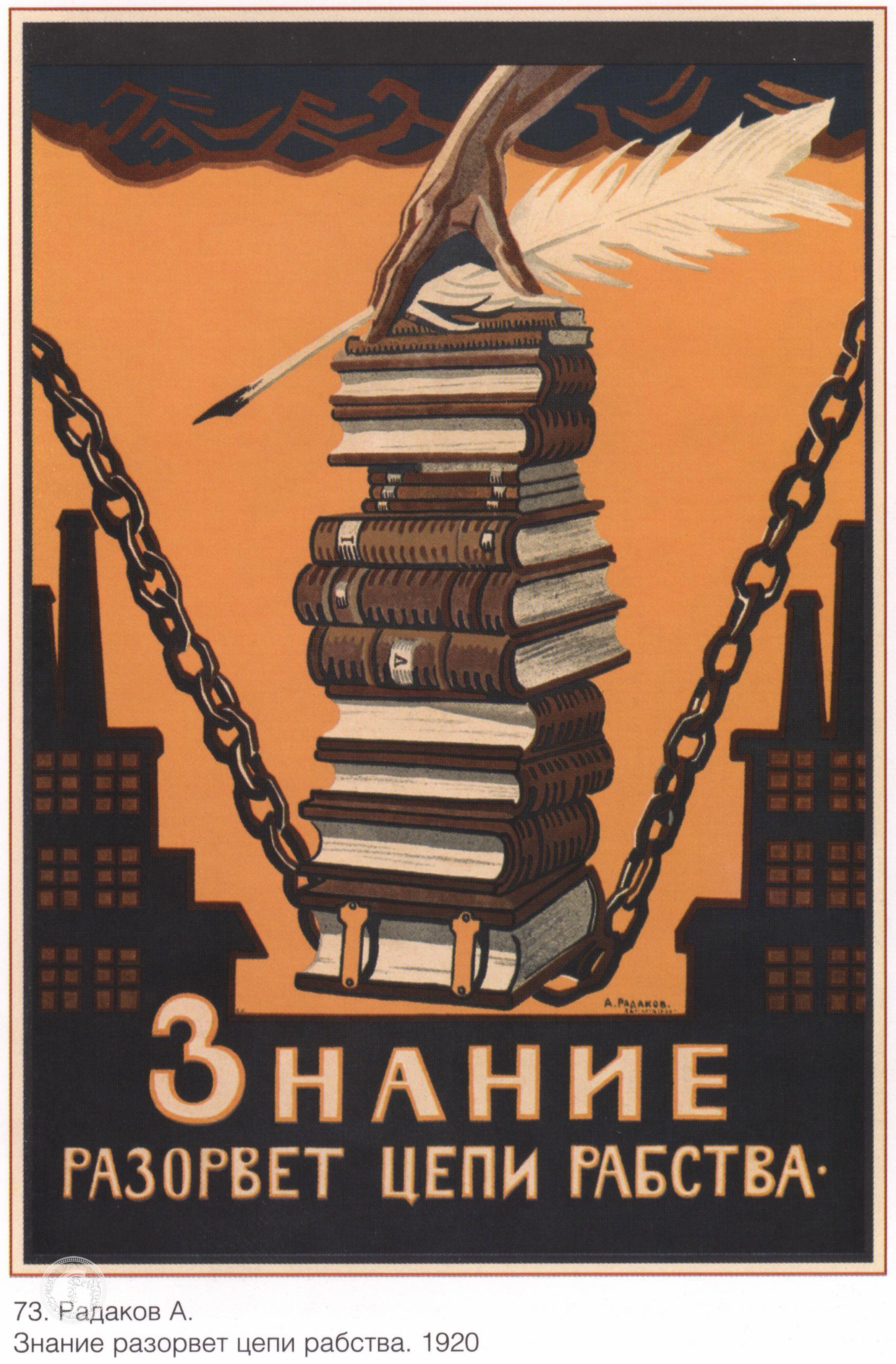 Плакат "Знание", Советский плакат