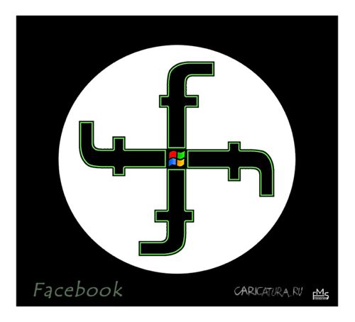 Плакат "Facebook", Махмуд Эшонкулов