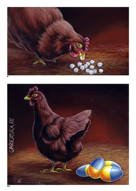 Стрип "Курица или яйцо: Расцветка", Джамал Пирмазабад