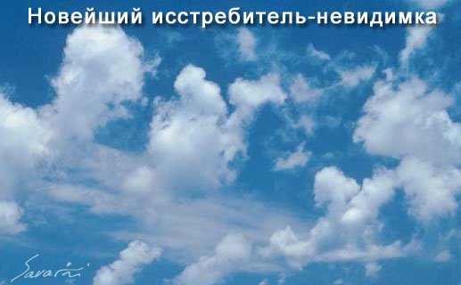 Коллаж "Новейший истребитель-невидимка", Андрей Саварин